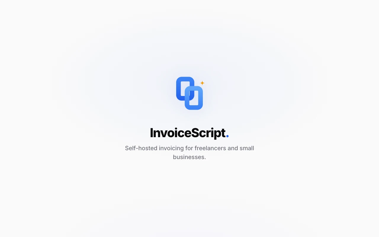 InvoiceScript dashboard - Revenue overview with key metrics and recent activity.